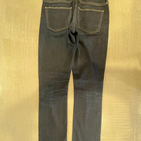 Citizens of Humanity AVA low rise straight leg dark denim Jeans size 26 - Picture 2 of 6